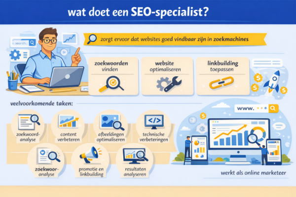 Alles over het beroep SEO-specialist Wat doet een SEO-specialist